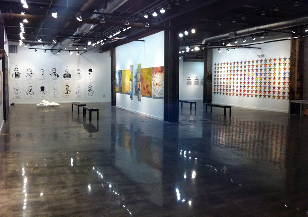 Art Gallery Concrete Floor Polished
