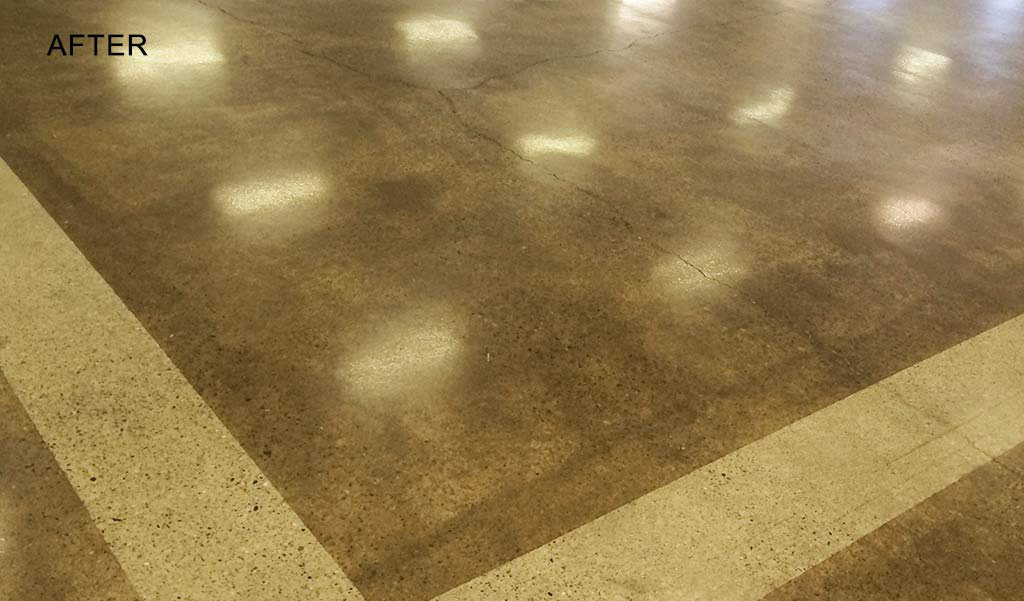 Retail Showroom Concrete Floor